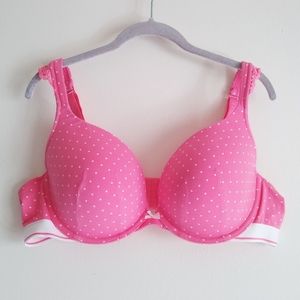 Cacique Boost Plunge Underwire bra 44C pink